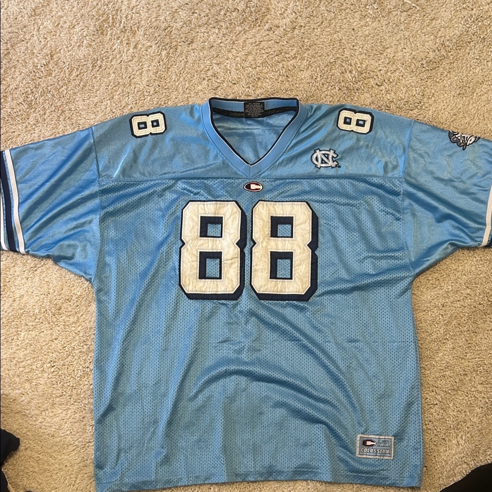 Light Blue Sports Jersey with Logo
